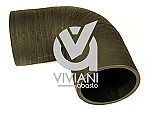 CODO GOMA 90º CON REFUERZO TEXTIL 75 MM