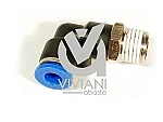 ACOPLE RAPIDO 6 MM X CODO 90° MF 1/4"