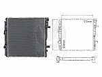 RADIADOR REFRIGERACIÓN MOTOR. MERCEDES BENZ ATEGO 1418 OM904