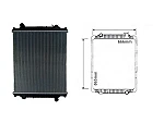 RADIADOR REFRIGERACIÓN MOTOR S/ LATERALES 800mm x 660mm. VOLKSWAGEN CONSTELLATION